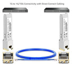 OPSTRAN 10/100/1000BASE-T SFP RJ45 Copper Transceiver Module Compatible with Mikrotik S-RJ01 100m Cat5e/6 4 Pack