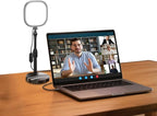 NEEWER Basics 5" Full Screen LED Ring Light with Stand for Desk Video Calls, CRI95, 10W Bi Color Edge Lit Zoom Conference Lighting for Computer Laptop Webcam Phone Streaming Recording, NL10