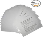 VANRA Shredder Lubricant Sheets (Pack of 24)