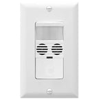 Enerlites MWOS-W Motion Sensor Switch, Ultrasonic and PIR Dual Technology, Occupancy Sensor, Motion Sensor Light Switch, NEUTRAL WIRE REQUIRED, Wall Plate Included, White