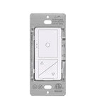 BESTTEN Super Slim Digital Led Dimmer Switch with Air Gap Power Cut Off Switch, 3 Button Control, Single Pole or 3 Way Dimmable Dimmer, Screwless Wallplate Included, ETL Listed, White