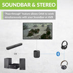 Avantree Orbit Bluetooth 5.0 Audio Transmitter for TV with 5.1 Surround Sound Passthrough Support, Class 1 Long Range, LED Display, Dual Link, 100% TV Compatibility Delivers No Lip sync Delay