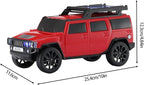 WSTER Solar Off-Road Car Bluetooth Speaker – HD Stereo Sound with TWS Pairing, TF/USB Playback, Portable Bluetooth Car Speaker for Home Audio, Outdoor Use & Retro Gifts for Men (Red)