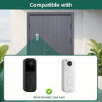 All-new Blink Doorbell Mount,Compatible with Blink Video Doorbell Camera(2nd Gen),No drilling Blink Mount Bracket,Easy to Install for Blink Doorbell Security System(Blink Doorbell Not Included),White