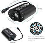 AZIMOM Mini 6W Twinkle Fiber Optic Starlight Box Sound Activated RGBW Fiber Optic Light Source APP/Remote Control Light Engine Driver for Car Home Ceiling Star Lighting Decor