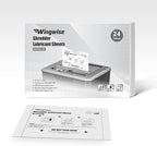 Wingwise 24-Pack Shredder Lubricant Sheets, 8.5 x 6 Inches, Sharpens Blades & Prevents Jams, Mess-Free Maintenance for Home and Office Use