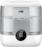 DREO 6L Top Fill Humidifiers for Bedroom, 60H Runtime 28 dB Quiet Supersized Cool Mist Air Humidifiers for Large Room, Baby Nursery, Plant, Indoor, Night Light, Easy to Clean, Precise Humidity Control