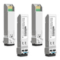 OPSTRAN 10GBASE-LR SFP+ Optical Transceiver Module Compatible with Fortinet FN-TRAN-SFP+LR FS-TRAN-SFP+LR FG-TRAN-SFP+LR 1310nm 10km DDM Duplex LC SMF 4 Pack
