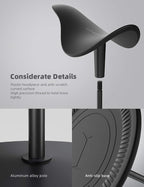 Lamicall Headphone Stand, Desktop Headset Holder - Desk Earphone Stand, for All Headsets Such as Airpods Max, HyperX Gaming Headphones, Beats/Sennheiser Music Headphones - Black