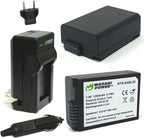Wasabi Power Battery (2-Pack) and Charger Replacement for Nikon EN-EL25, EN-EL25a, 4241, MH-32 Compatible with Nikon Z30, Z50, Z50 II, Zfc