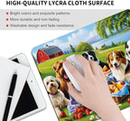 Dog Party Square Mouse pad, Texture, Waterproof, Anti Slip Rubber Base, Computer Mouse pad, Laptop Mouse pad