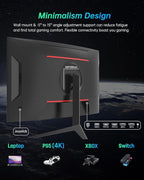 KTC 27 inch Gaming Monitor, 1440P Curved Monitor, 180Hz, 144Hz, 2K, 1500R, 1ms, FreeSync/G-Sync Compatible, DisplayPort/HDMI/USB, Ultrawide PC Vesa/Wall Mount Computer Monitor, H27S17
