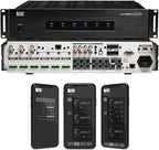 OSD Audio Nero Max12: 6-Zone, 6-Source Amplifier 80W Power, Multi-Room Audio Control, App Integration for iOS & Android, Expand up to 18 Zones, Control4 Driver Support
