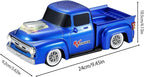 Vintage Pickup Truck Bluetooth Speaker, Retro Truck Model with HD Sound, Built-in Mic, LED Party Lights, TWS Dual Pairing, Multi-Interface Output, Portable Outdoor Speaker for Parties & Beach (BLUE)