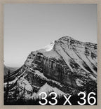 Frame It Easy 33 x 36 Rustic Gray Wood Frame (Derby)