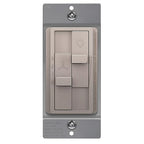 TOPGREENER Kalide Combo Dimmer Switch with 3-Speed Fan Control, Light and Fan Combination Switch, Single Pole, 2.5A, 200W LED/CFL, Neutral Wire Not Required, TGDSFS3-NK, Nickel