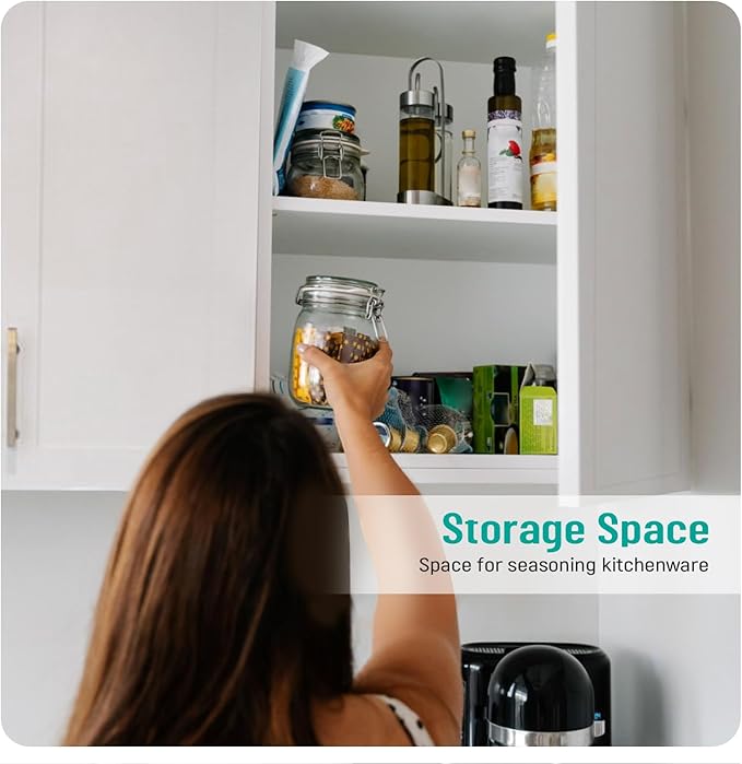 Wall Kitchen Cabinets, RTA Cabinets, White Shaker Cabinet, Wall Mounted, RTA Upper Cabinet, Modern for Kitchen and Bathroom with Door (White, 18" W x 36" H x 12" D)