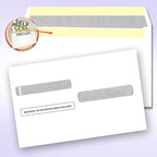 W-2 Forms Blank Paper 4-Up Version"NO Instructions on Back" for Laser and Ink Jet Printer (Forms & Self Seal Envelopes) (100 Sets)