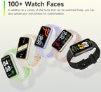 USMECBL Fitness Trackers,Blood Oxygen Heart Rate Sleep Monitor,Smart Band 24/7 Health Monitoring,Calorie Pedometer Steps Counter Activity watchs/Notifications for iOS/Android