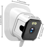 ciciglow 2K Window Camera, 2.4GHz & 5GHz WiFi Indoor Camera for Home Security, with AI Full Color Night Vision, PIR Motion Detection, Anti Glare