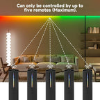 BTF-LIGHTING RF 2.4GHz Wireless Remote RC09RFB & C04W 2.4GHz Tuya WiFi Controller Kit Alexa Google Home Smartphone APP Control for RGBW PWM 5050SMD FCOB (+ R G B W) 5PIN LED Strip DC12V DC24V