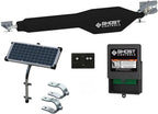 GC GHOST CONTROLS Solar Heavy-Duty Automatic Gate Opener Kit for Driveway Swing Gates with Long-Range Solar Gate Opener Remote - Model TSS1XP