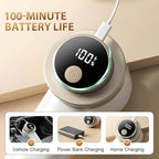 Rechargeable Fabric Shaver for Clothing with Smart LED Display, 2026 New 2 in 1 Suction and Shave Technology Clothes Shaver, Lint Shavers with 3 Speeds for Clothes, Couch, Furniture (A)