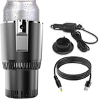 Smart Car Hot and Cold Cup Holder Rapid Heating and Cooling Insulated Electric Beverage Mug for Car Home Office Travel Portable Temperature Control Cup Accessory, Smart Cup for car, Heated Travel Mug