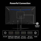 Z-Edge 27 Inch 240Hz Gaming Monitor, 2K QHD 1440P, Fast IPS Computer Monitor, 1ms MPRT, 120% sRGB, 400nits, UG27QS 2X DP 1.4 Ports and 2X 2.0 HDMI Ports