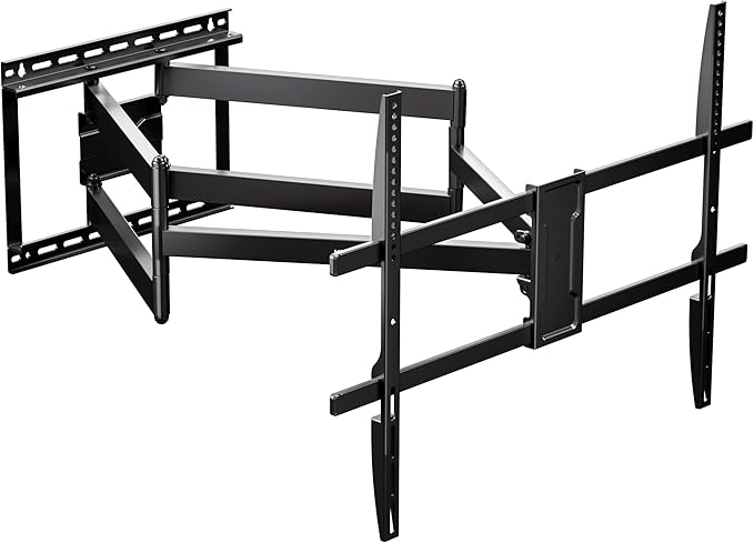 Mount-It! Long Arm Full Motion TV Wall Mount, Extra Long 42.5-Inch Extension, Heavy-Duty Dual Arm Articulating Mount for 43–100 Inch TVs, Swivel Tilt Corner Compatible, Max VESA 800x600, 132 lbs
