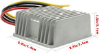 MGGi DC Voltage Converter Regulator 36V 48V Step Down to 12V 10A 120W, Waterproof Voltage Reducer, High-Power Power Supply Module Buck Transformer, for Golf Cart, forklifts, Car