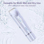 Bikini Trimmer for Women 2 in 1 Dual Head - IPX7 Waterproof Painless Electric Razors for Beauty, Pubic Hair, Face, Legs & Underarms– Portable Cordless Shaver with Fast Charging, Easy Cleaning (Blue)