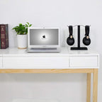Avantree Neetto HS908 - Dual Headphones Stand for Desk, Aluminum Alloy & Metal Gaming Headsets Holder Hanger