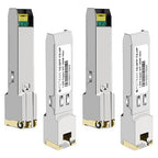 OPSTRAN 1000BASE-T SFP RJ45 Copper Transceiver Module Compatible with HPE Aruba J8177D J8177DCM JL747A Procurve J8177C J8177B J8177A 100m Cat5e/6 4 Pack
