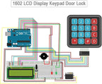 DIYmalls 16x2 1602 LCD Display Screen Module DC 5V White Character Blue Backlight 1602A 16 Pin Parallel Interface AIP31066 Controller for Arduino ESP32 Development Board (Pack of 4), no IIC