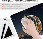 Golden Retro Fantasy Starry Moon Butterfly Square Mouse pad, Texture, Waterproof, Anti Slip Rubber Base, Computer Mouse pad