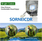 SORNEICDR Replacement Projector Lamp Bulb 5J.J9E05.001/5J.JCA05.001 Compatible with BENQ W1400, W1500, H6510BD, P1500, DW843UST, DX842UST, MW831UST, MW843UST, MX842UST Projectors, with Housing