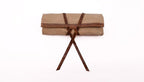 Tech Roll Organizer, Travel Tech Organizer, Cord Organizer, Jewelry Case (Natural - Brandy)