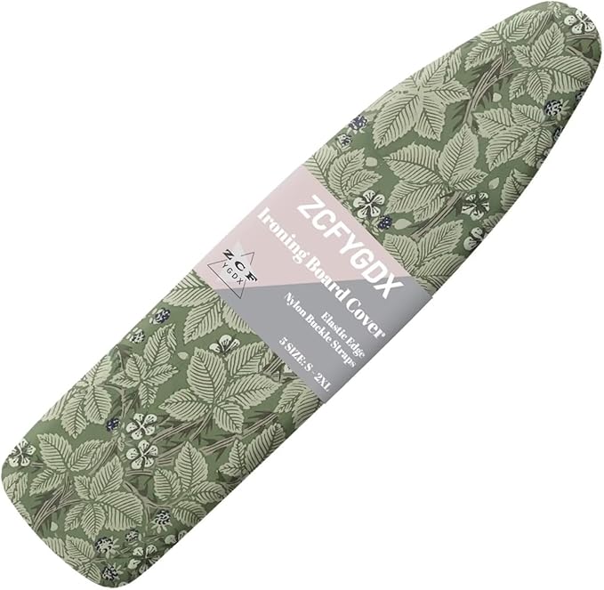 ZCFYGDX Ironing Board Covers Lightweight & Breathable Anti-Slip & Wear-Resistant (17 x 49 in) with Nylon Buckle Straps Elastic Edge Easy to Install, Scorch Resistant, William Morris Prints Size-M