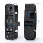 WUANGKI Power Master Window Switch | Front Driver Side | 9+3 Pins | Compatible with 2012-2015 Dodge Grand Caravan, Chrysler Town, Country, Ram 1500 2500, 2015 Ram 3500 | Replace OE 68110867AB