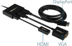 StarTech.com 3-Port DisplayPort 1.2 Splitter, DisplayPort to 3x DP Multi-Monitor Adapter, Dual 4K 30Hz and 1080p 60Hz Computer MST Hub, Windows Only (MSTDP123DP)