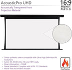 Elite Screens Saker Tab-Tension AcousticProUHD RC1 Kit, Acoustically Sound Transparent Projector Screen, SKT150UH2-E12-AUHD