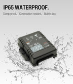 LNEX Solar Charge Controller Waterproof 8A, 12V Mini Solar Panel Battery Intelligent Regulator with LED Indicator for LiFePO4,AGM, Gel, Flooded and Lithium Battery