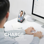 Wireless Charging Station, 3 in 1 Fast Wireless Charger Stand for Multiple Devices Apple Watch Ultra Series 11 10 9 8 7 6 SE 5 4 3 2, iPhone 17 16 15 14 13 12 11 Pro Max/Plus/Air/X/XS/XR, Airpods Pro
