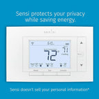 Sensi Smart Thermostat, 100 Years Of Expertise, Wi-Fi, Data Privacy, Programmable, Easy DIY Install, Works With Alexa, Energy Star Certified, Mobile App, ST55