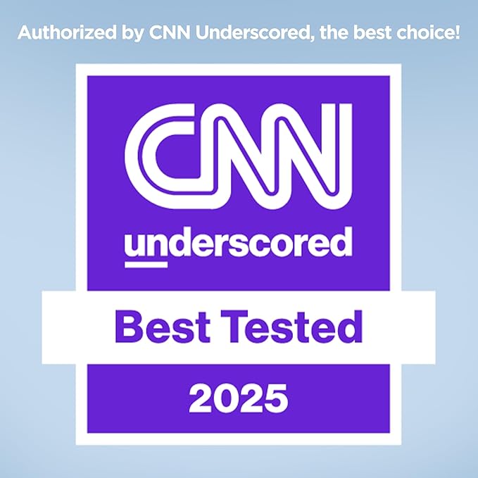 GULAKI Portable Neck Fan, Personal Fan with 4000mAh Battery, Rechargeable Neck Fan with 3 Speeds and 64 Cool Lights, Birthday Gifts for Men Women Mom Dad, Hands Free Cooling fan for Summer(Navy Blue)