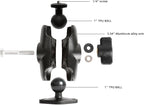 xik Camera Mount Holder: 1" Ball Rhombic Base, 1/4"-20 Thread - Fits Logitech Security Camera，DSLR, CCTV, Action Cam, Projector - Install on Wall, Desk, Car (AMPS), Boat