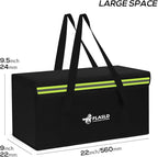 FLASLD Large Fireproof Lipo Bag for 200Ah Lithium Battery Storage and Charging, 22 x 9 x 9.5in E-bike Battery Bag Waterproof Box for Documents and Valuables