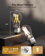 Sunco 24 Pack A15 Light Bulb LED, Edison Style Bulb, Dimmable Vintage Filament Lighting, 800 LM, 7W (60W Equivalent), 5000K Daylight, E26 Medium Base, Wet Rated UL