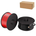 16 Gauge Electrical Wire 2 Pack Total 60ft-Black 30 ft and Red 30 ft Soft Flexible Copper-Clad Aluminum(CCA) 16 AWG PVC Wire for Lamp, Household Appliances RC Toys, Models, Auto, Electronics